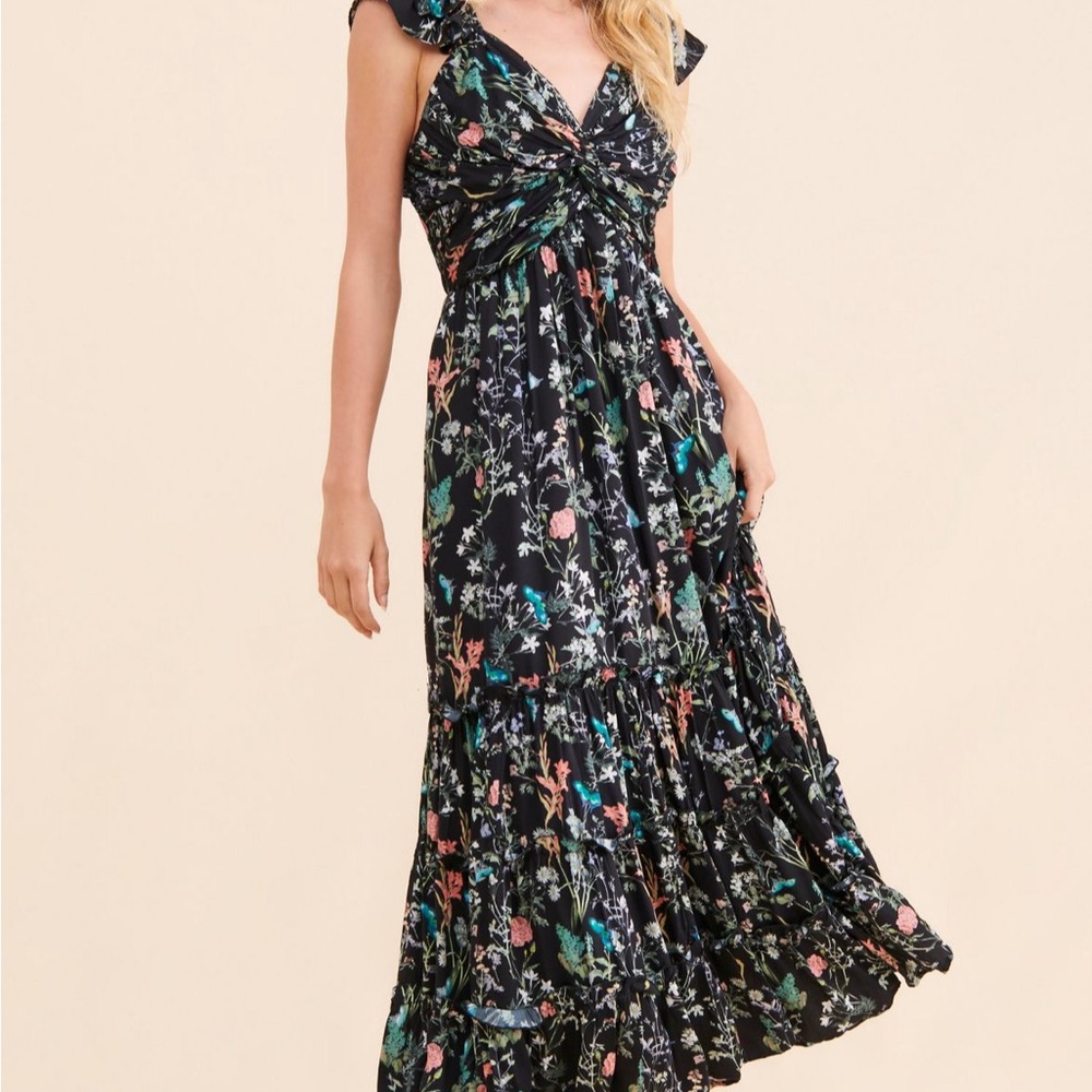 Anthropologie Let Me Be Sweetheart Maxi Dress